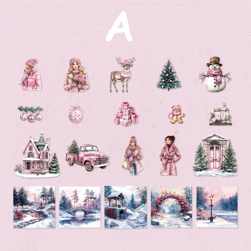 MerryChristmas-Sticker-Scrapbook-A