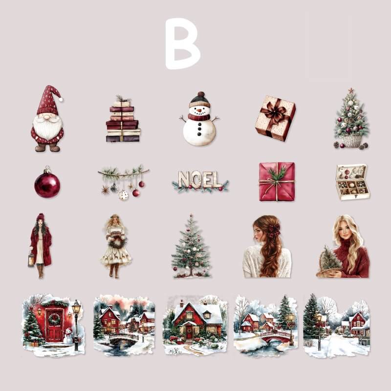 MerryChristmas-Sticker-Scrapbook-B