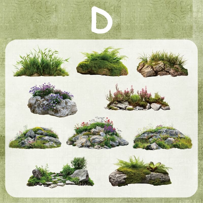Moss stickers