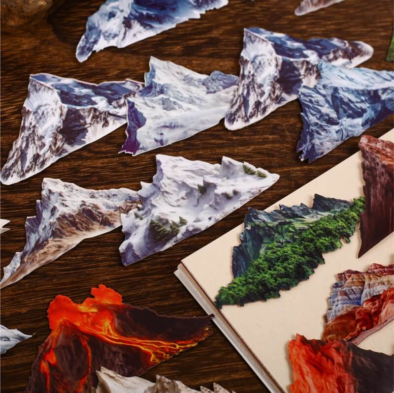 Mountain-HardCardSticker-Scrapbook-1