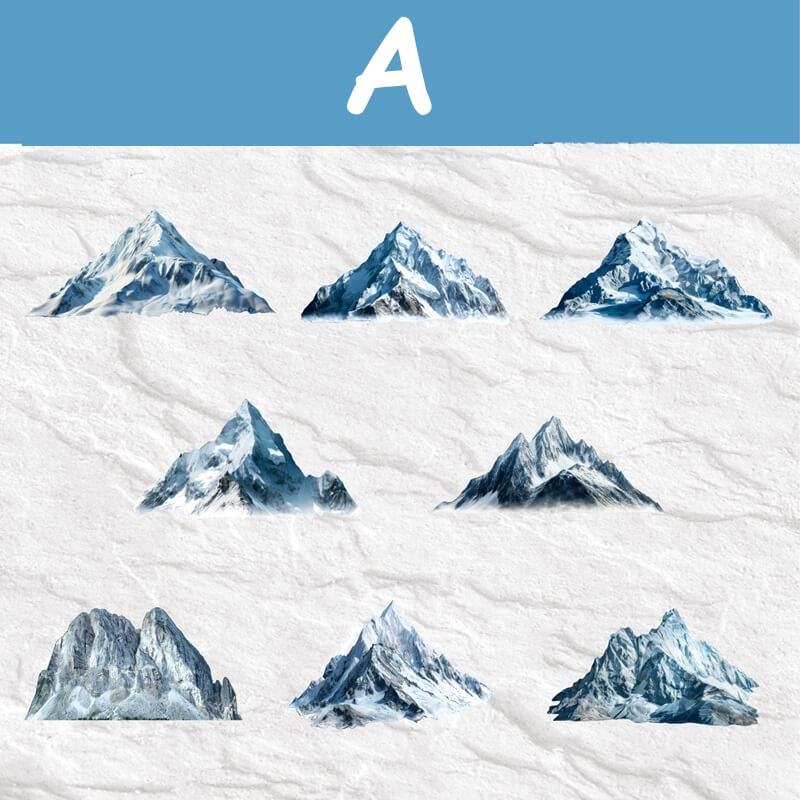 Mountain-HardCardSticker-Scrapbook-A