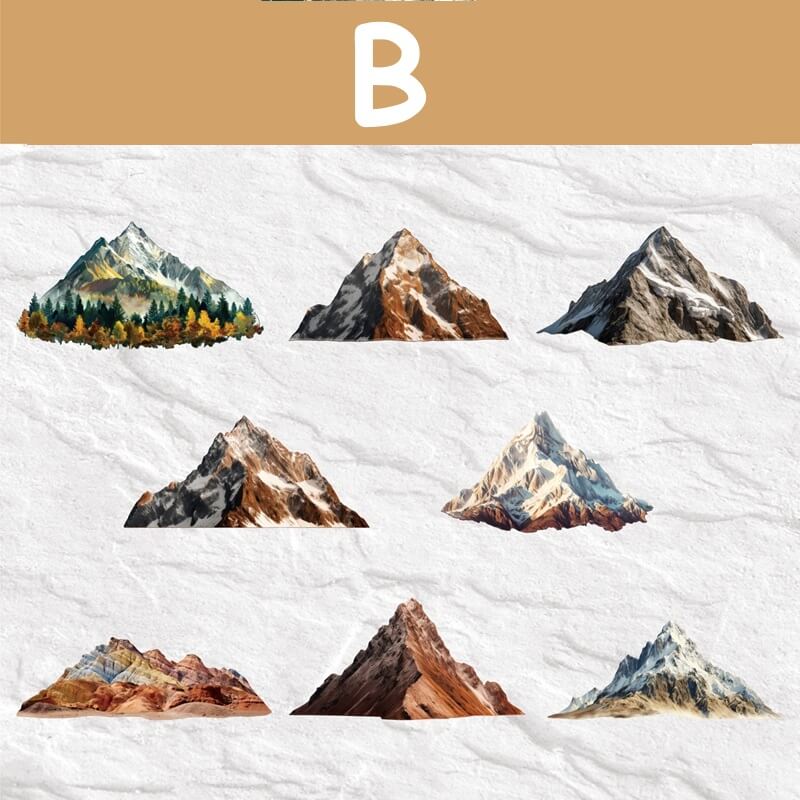 Mountain-HardCardSticker-Scrapbook-B