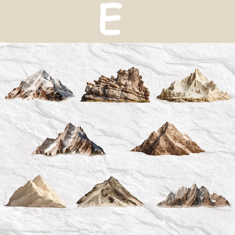Mountain-HardCardSticker-Scrapbook-E