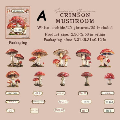 MushroomSpecimen-Sticker-Scrapbook-A
