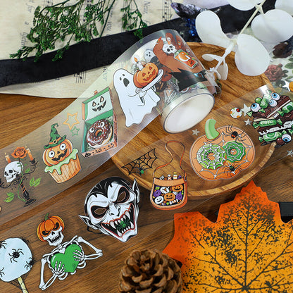 OrangeGreenHalloween-Tape-Scrapbook-2