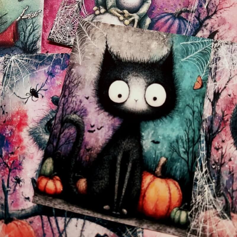 PinkandPurpleHalloween-Paper-Scrapbooking-5