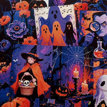 PurpleHalloween-Paper-Scrapbooking-2