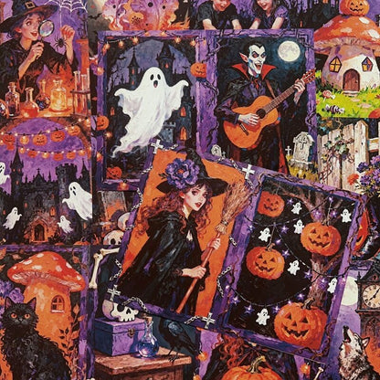 PurpleHalloween-Paper-Scrapbooking-5