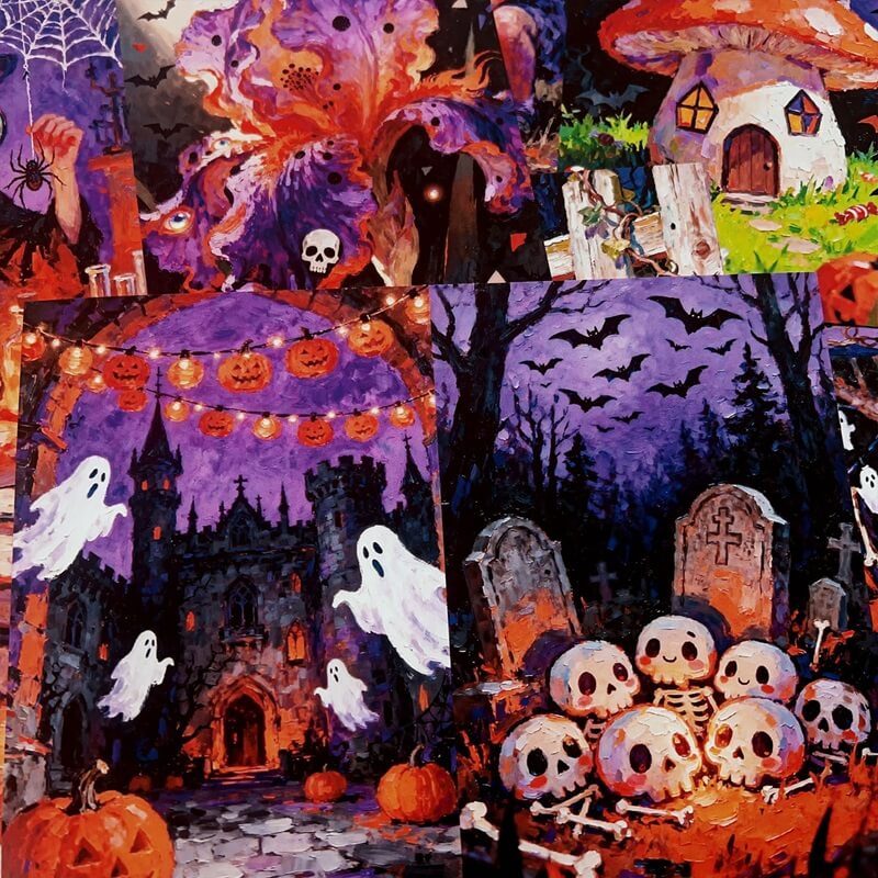 PurpleHalloween-Paper-Scrapbooking-6