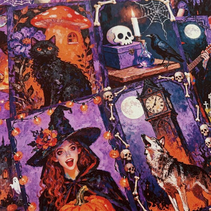 PurpleHalloween-Paper-Scrapbooking-7