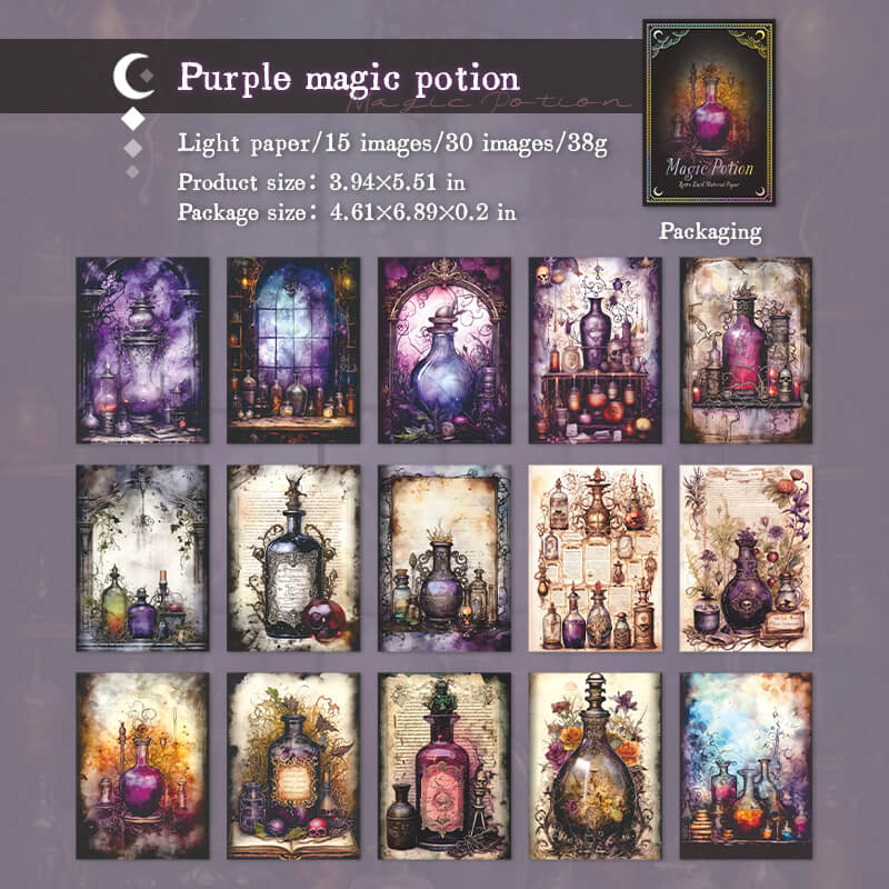 Magic Potion Series Material Paper