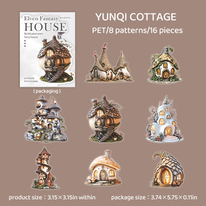 Quaintwoodlandhomes_mushroomcottages_andsnowyhideawayswithglowingwindows