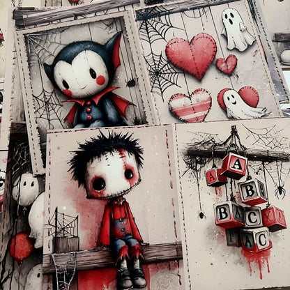 QuirkyCartoonHalloween-Paper-Scrapbooking-1