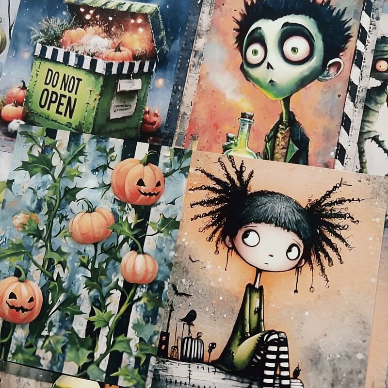 QuirkyCartoonHalloween-Paper-Scrapbooking-5