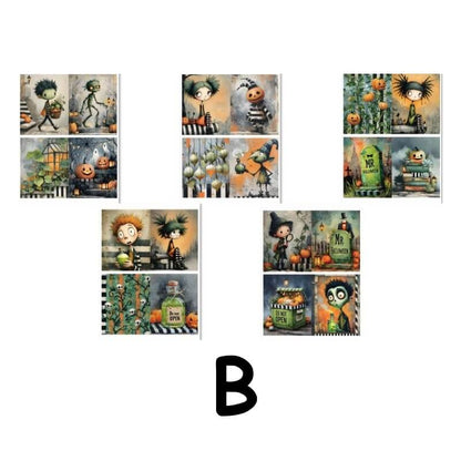 QuirkyCartoonHalloween-Paper-Scrapbooking-B