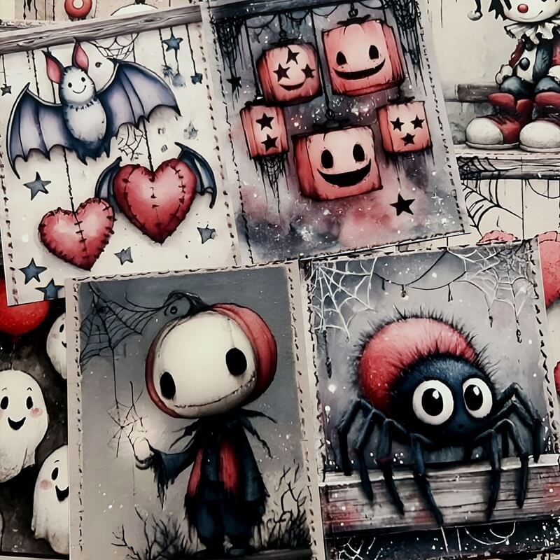 QuirkyCartoonHalloween-Paper-Scrapbooking