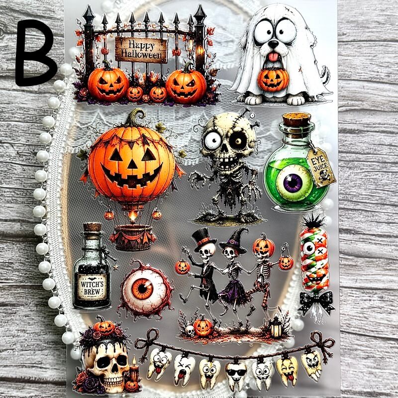 QuirkyHalloween-EmbossedStickers-Scrapbook-B