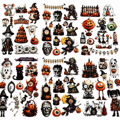 QuirkyHalloween-EmbossedStickers-Scrapbook