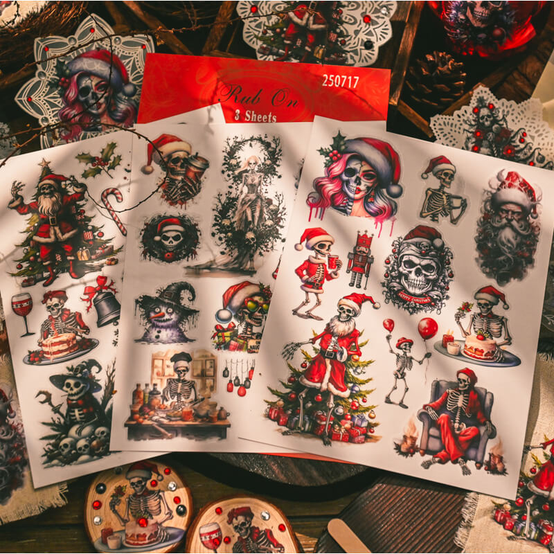 Quirky_Christmas_-rub-on_stickers-Scrapbooking-5