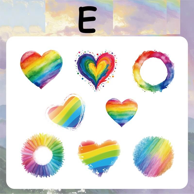 Rainbow-Stickers-Scrapbook-E