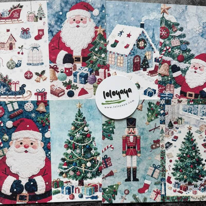 RetroCartoonChristmas-Paper-Scrapbooking-7