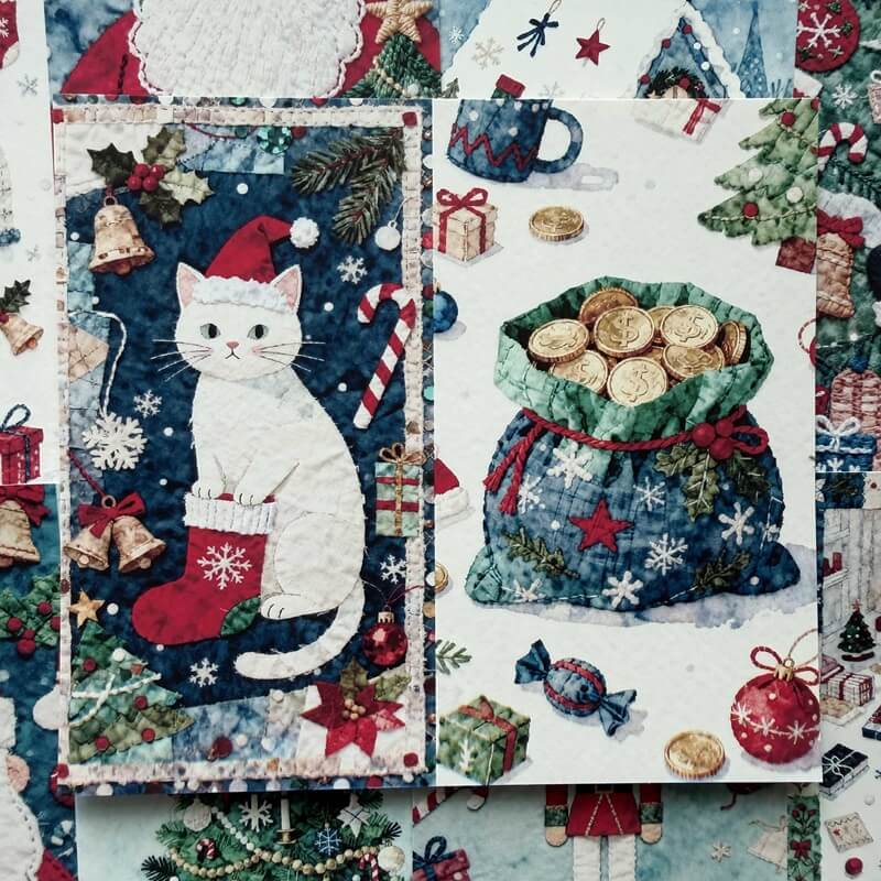 RetroCartoonChristmas-Paper-Scrapbooking-8