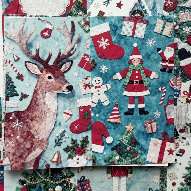 RetroCartoonChristmas-Paper-Scrapbooking-9