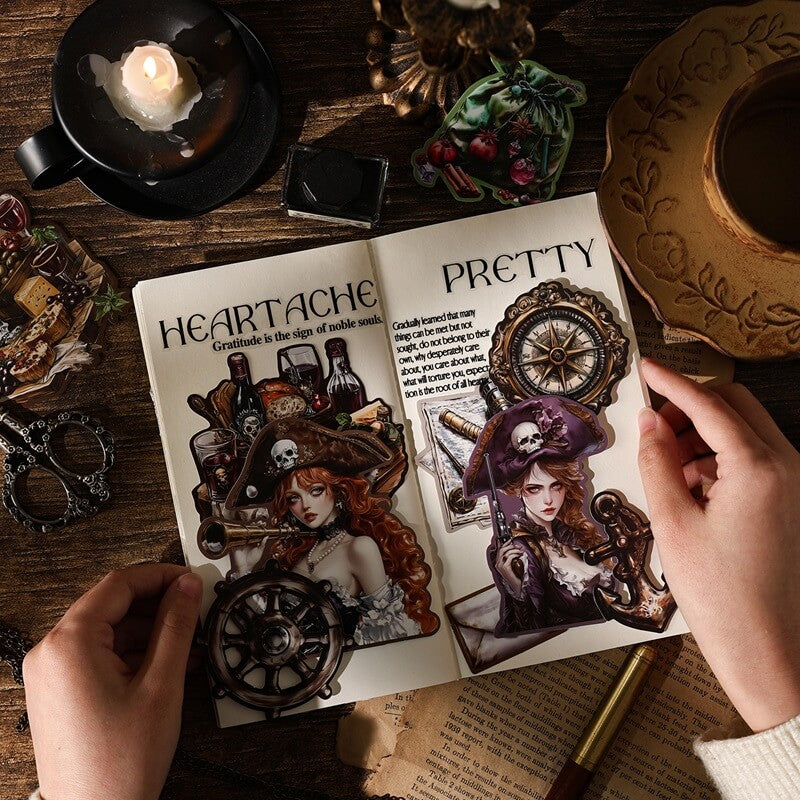 RetroCharacterLifestyleTheme-HardCardStickers-Scrapbook-1