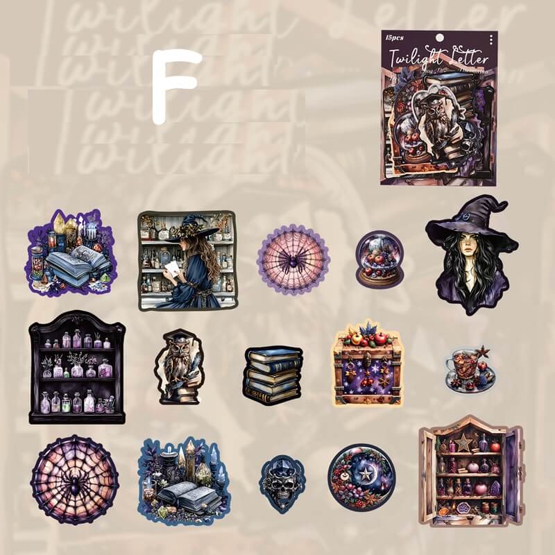 RetroCharacterLifestyleTheme-HardCardStickers-Scrapbook-F