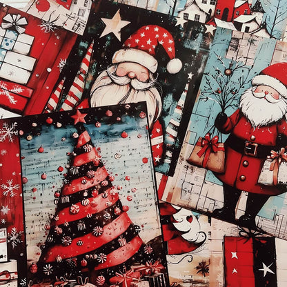 RetroCuteSantaClaus-Paper-Scrapbooking-1