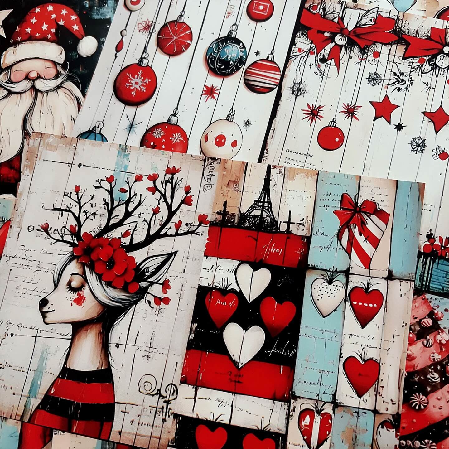 RetroCuteSantaClaus-Paper-Scrapbooking-2
