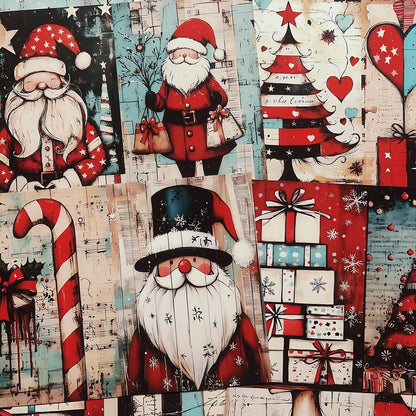 RetroCuteSantaClaus-Paper-Scrapbooking