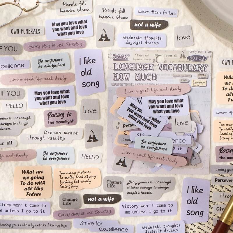 RetroEnglishWord-Sticker-Scrapbook-2