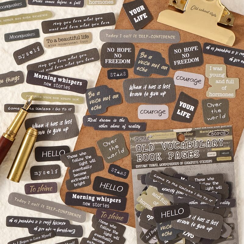RetroEnglishWord-Sticker-Scrapbook-4