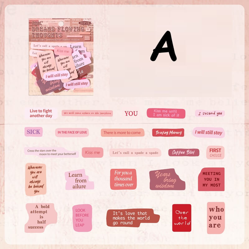RetroEnglishWord-Sticker-Scrapbook-A