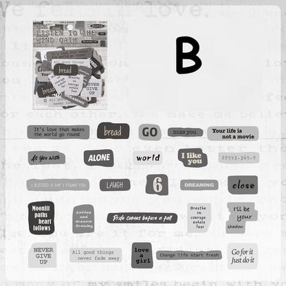 RetroEnglishWord-Sticker-Scrapbook-B