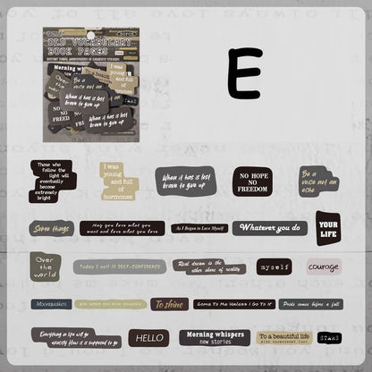 RetroEnglishWord-Sticker-Scrapbook-E