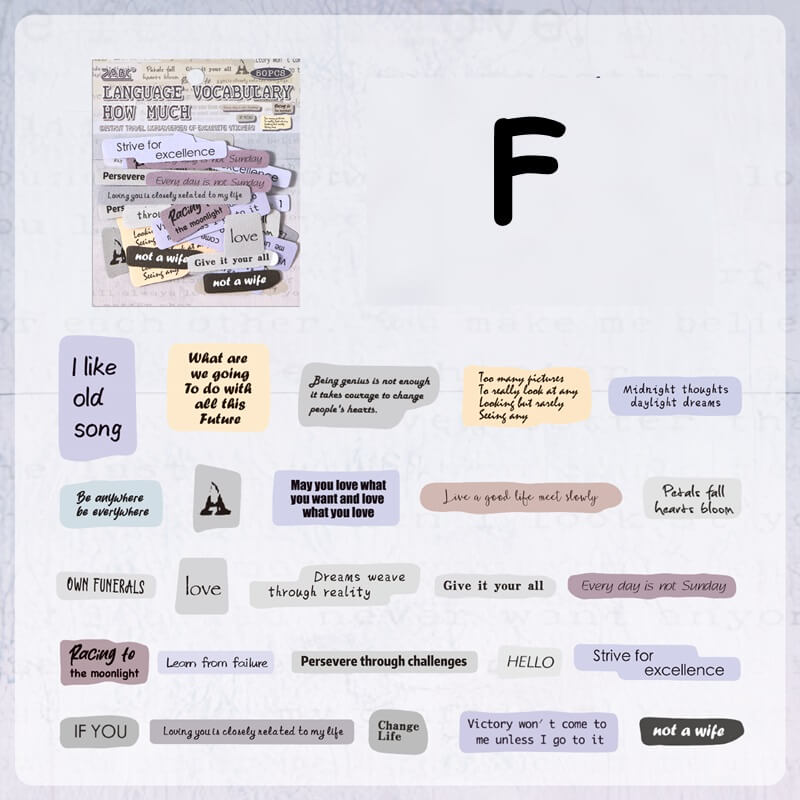 RetroEnglishWord-Sticker-Scrapbook-F