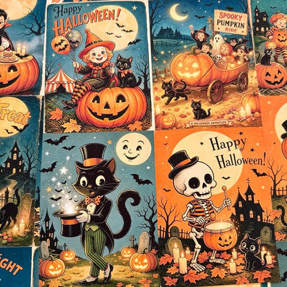 RetroHalloweenParty-Paper-JunkJournal-1