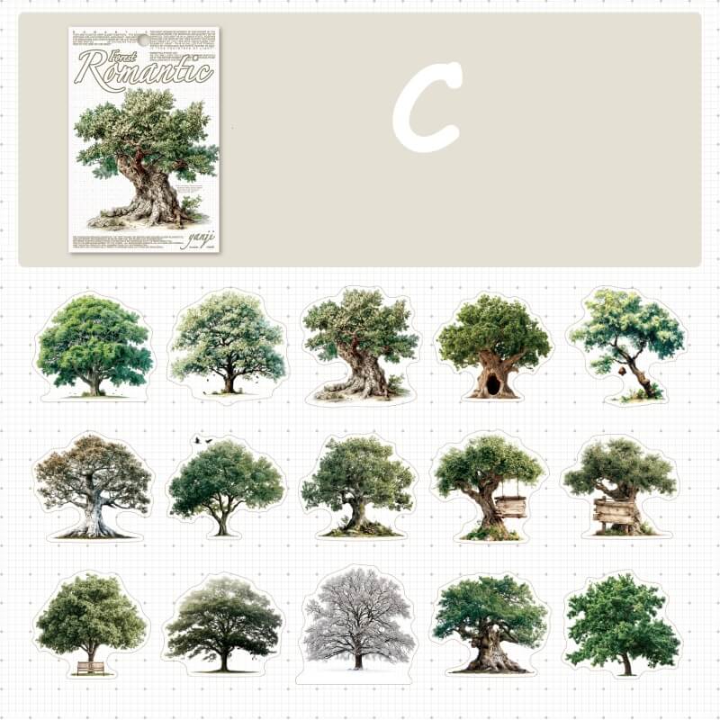 RomanticForest-Stickers-Scrapbook-C