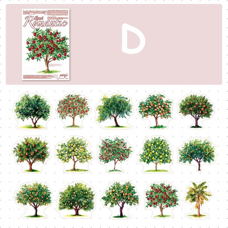 RomanticForest-Stickers-Scrapbook-D