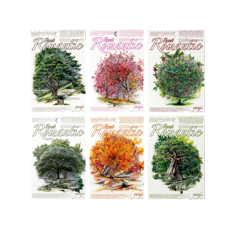 RomanticForest-Stickers-Scrapbook