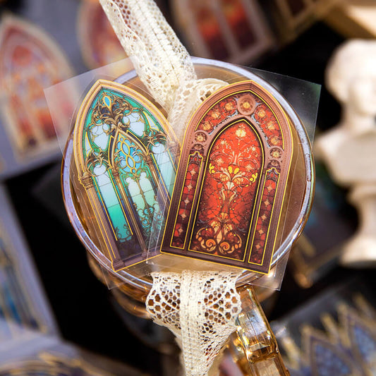      RubyandEmeraldWindow-Tape-JunkJournal