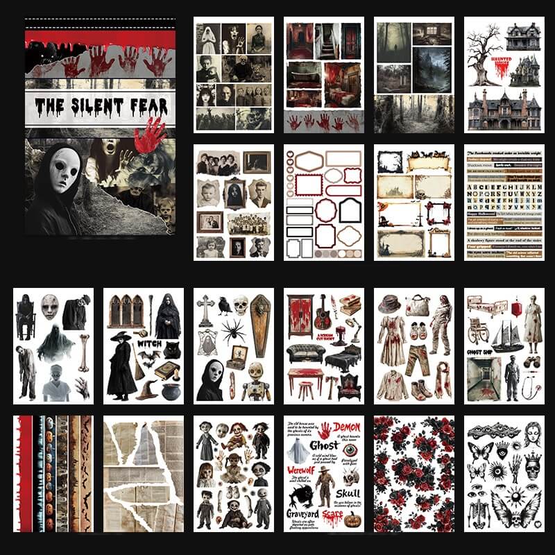 SilentFear-StickerBook-Junkournal-2