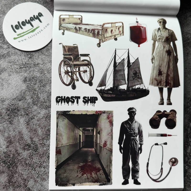 SilentFear-StickerBook-Junkournal-6