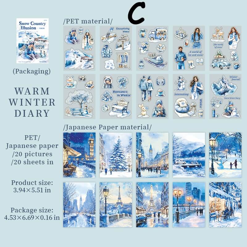 SnowCountryFantasy-StickerBook-Scrapbook-C