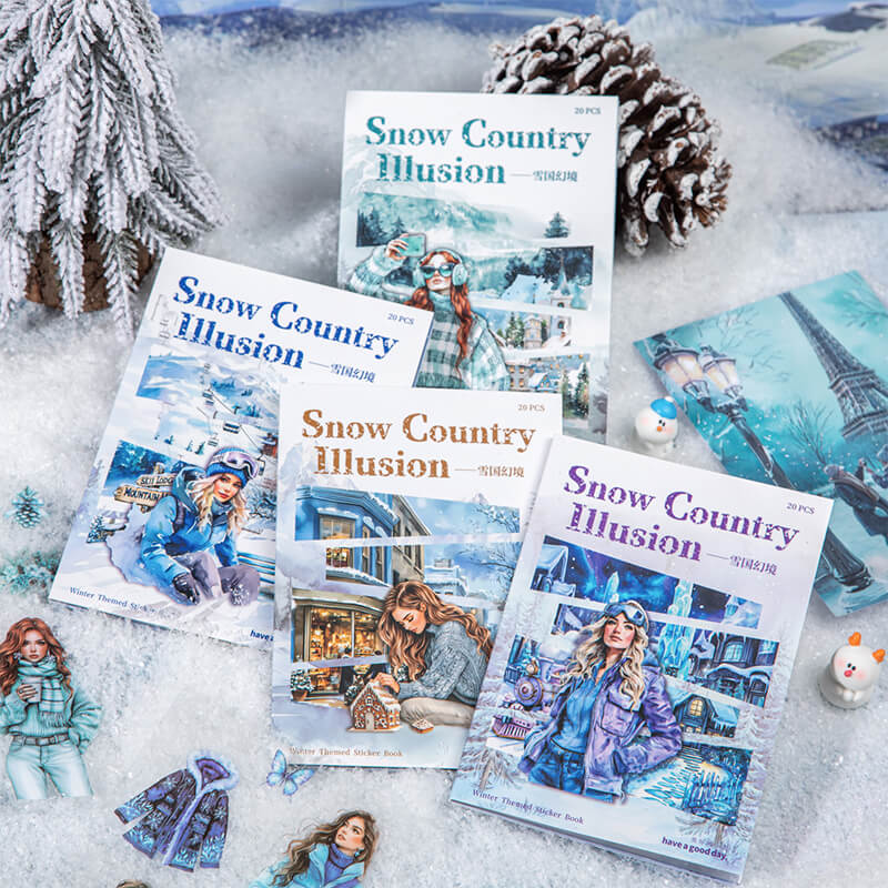 SnowCountryFantasy-StickerBook-Scrapbook