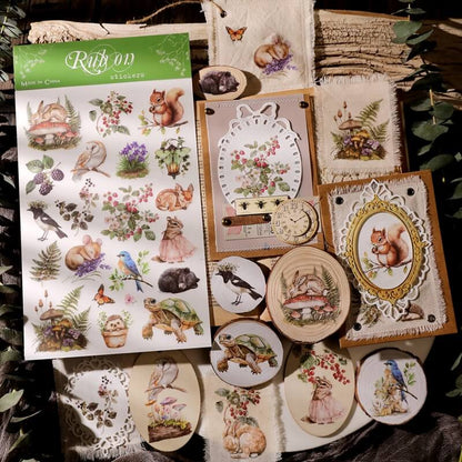 SpringForestAnimal-Rub-OnSticker-Scrapbook-2