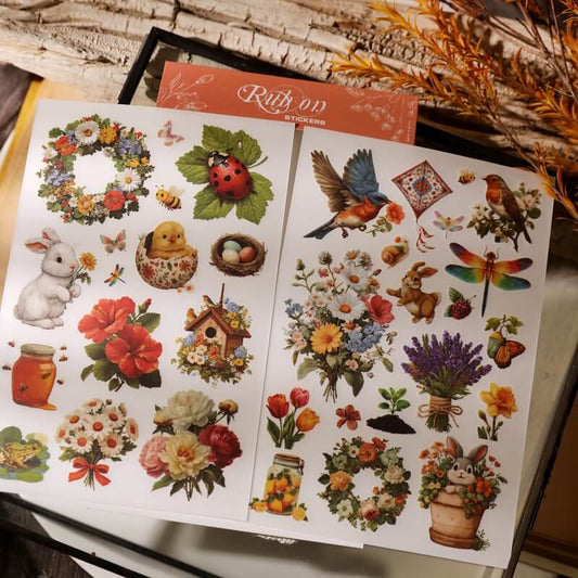 SpringGarden-Rub-OnStickers-Scrapbook