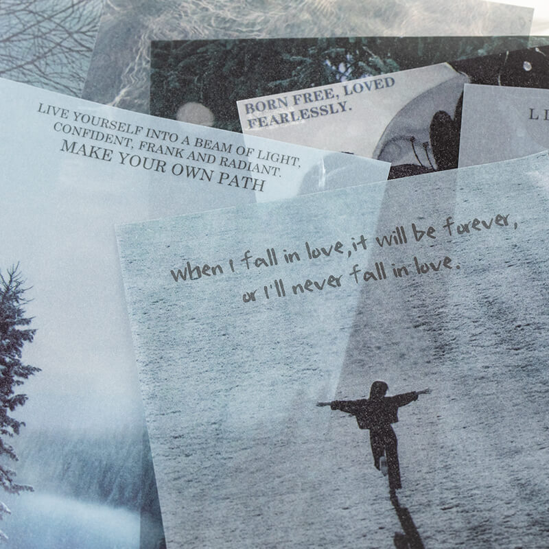 Streams of Mountain Snow material paper – loloyaya - Main Image